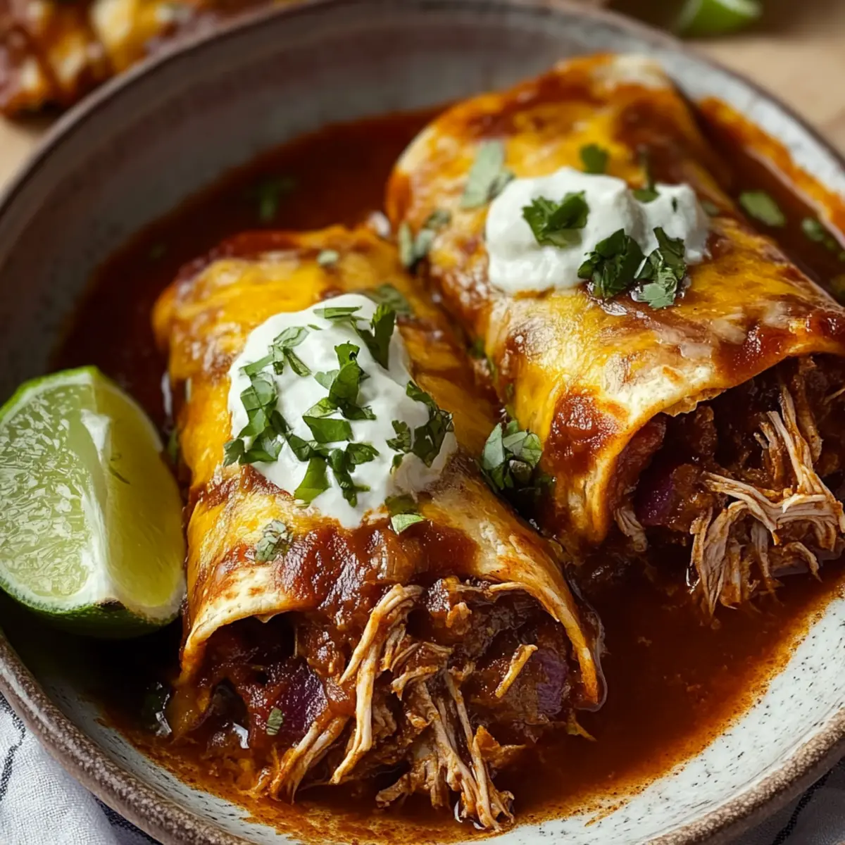 Birria Enchiladas