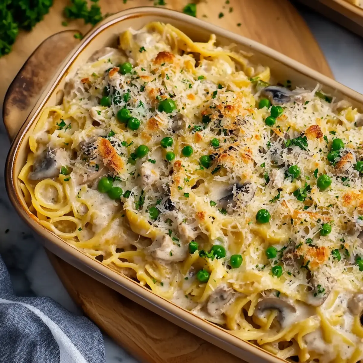 Creamy Turkey Tetrazzini