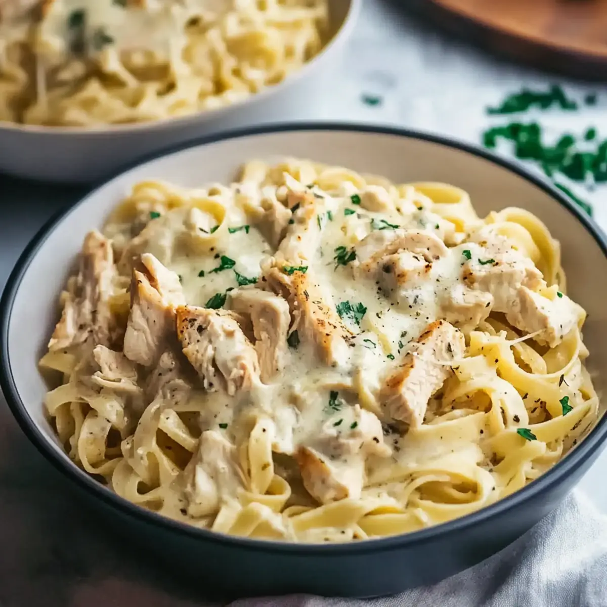 Crock Pot Chicken Alfredo
