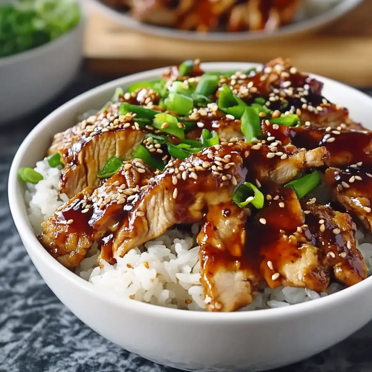 Teriyaki Chicken Rice Bowl