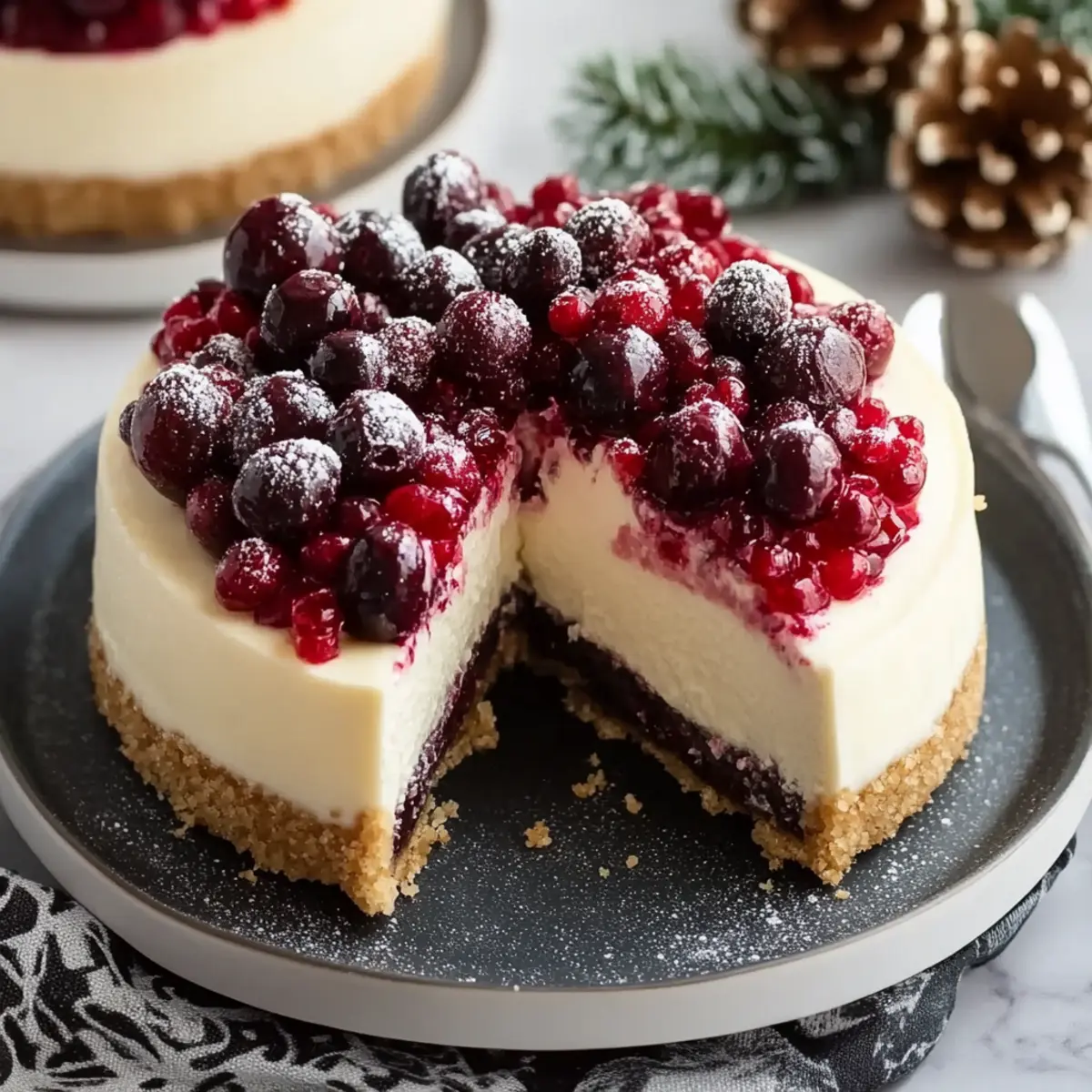 Christmas Cheesecake