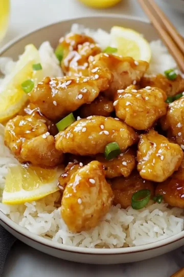 Chinese Lemon Chicken