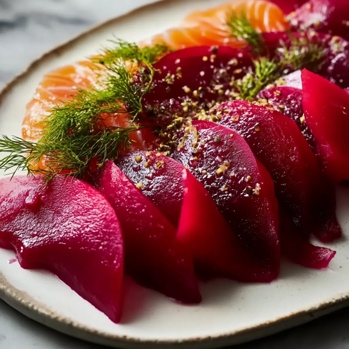 Beetroot Cured Salmon