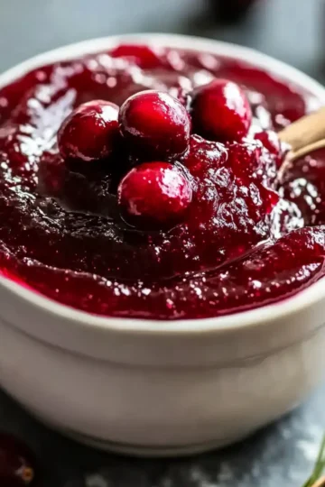 Crock Pot Cranberry Butter