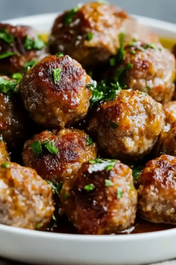 Oven Baked Meatballs