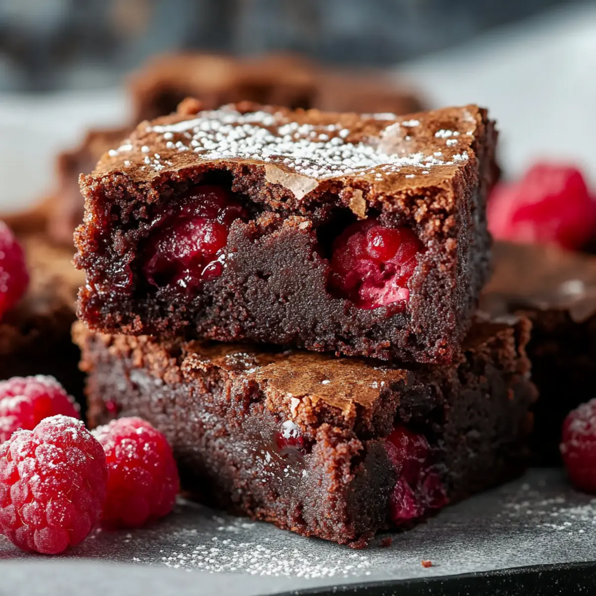 Raspberry Brownies
