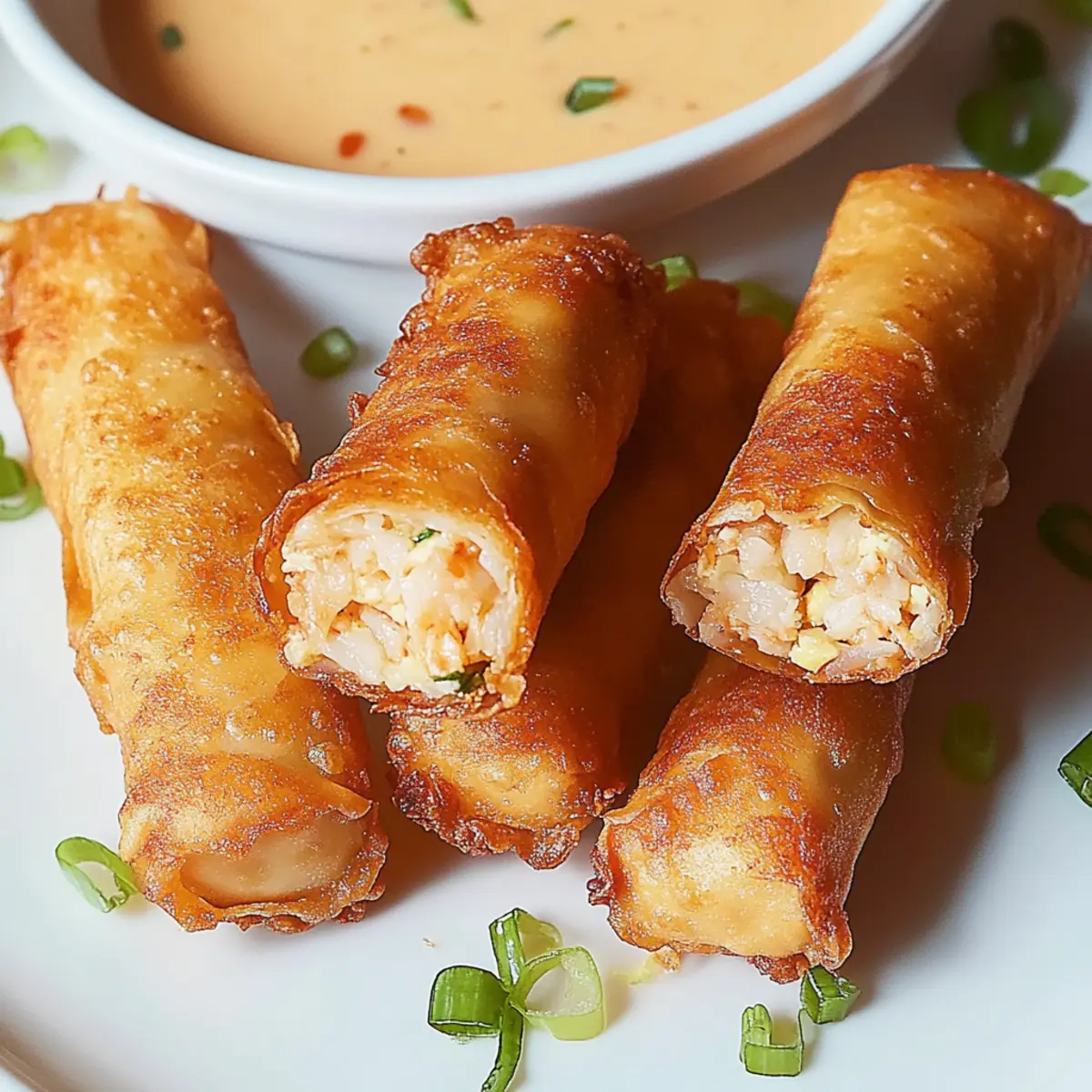 Crab Cake Egg Rolls