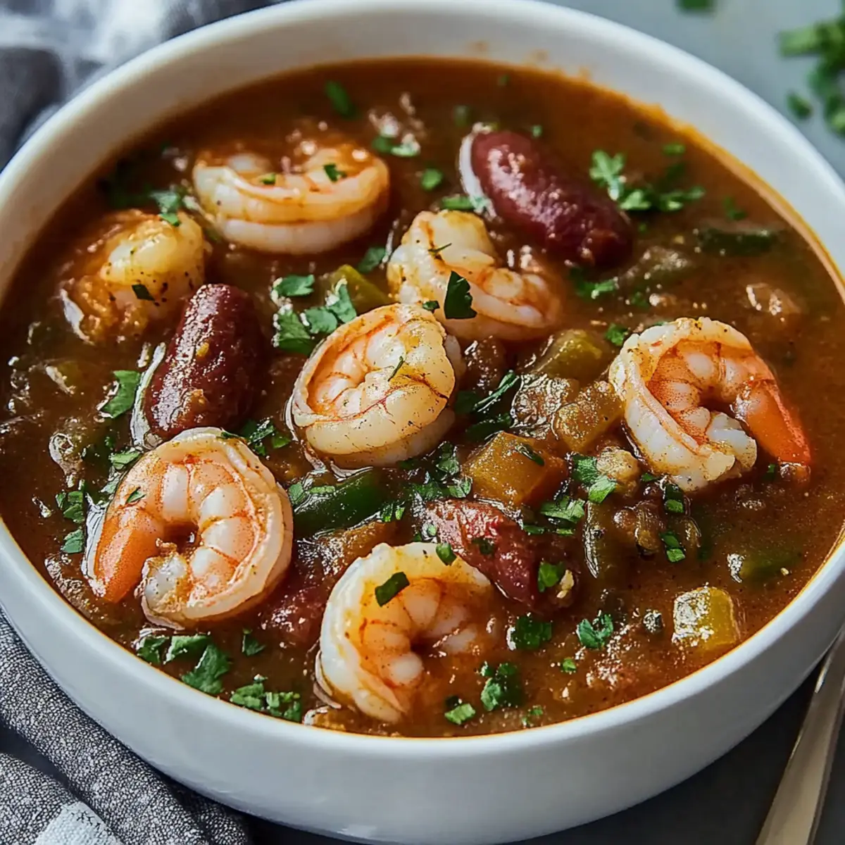 Louisiana Gumbo with Shrimp & Andouille