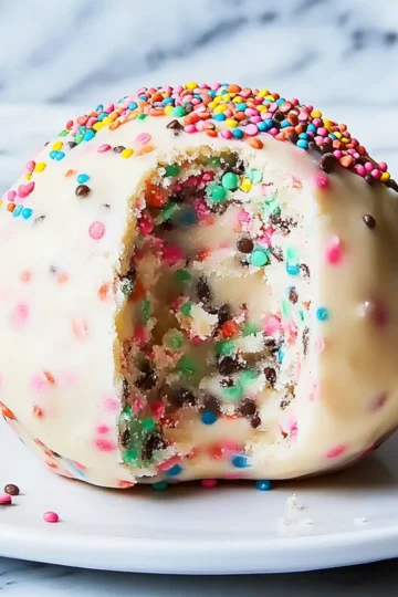Confetti Cookie Dough Ball