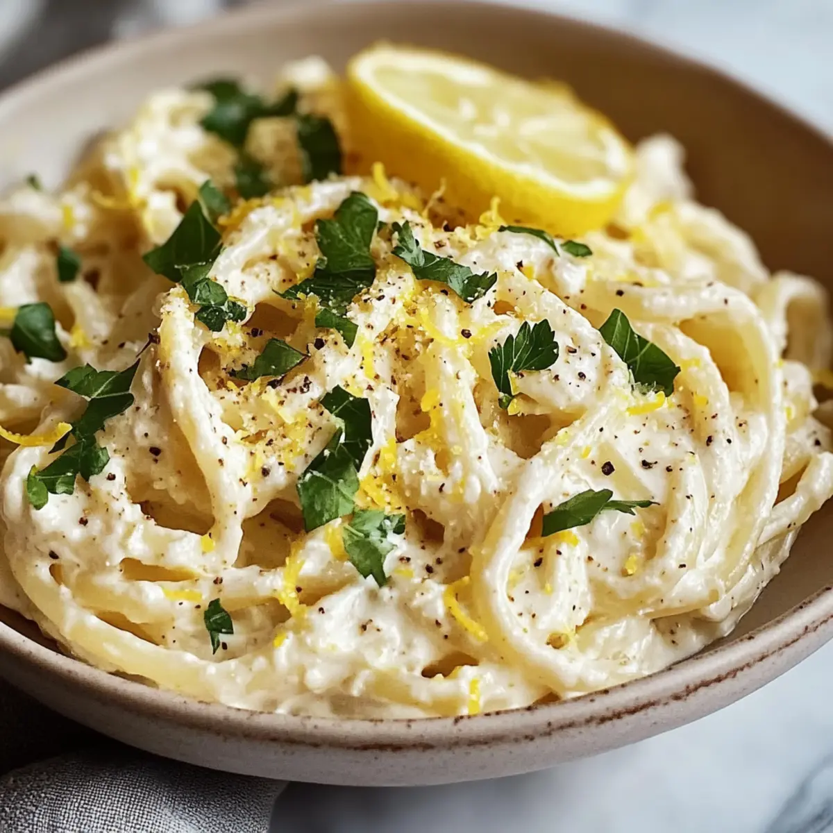 Creamy Lemon Ricotta Pasta