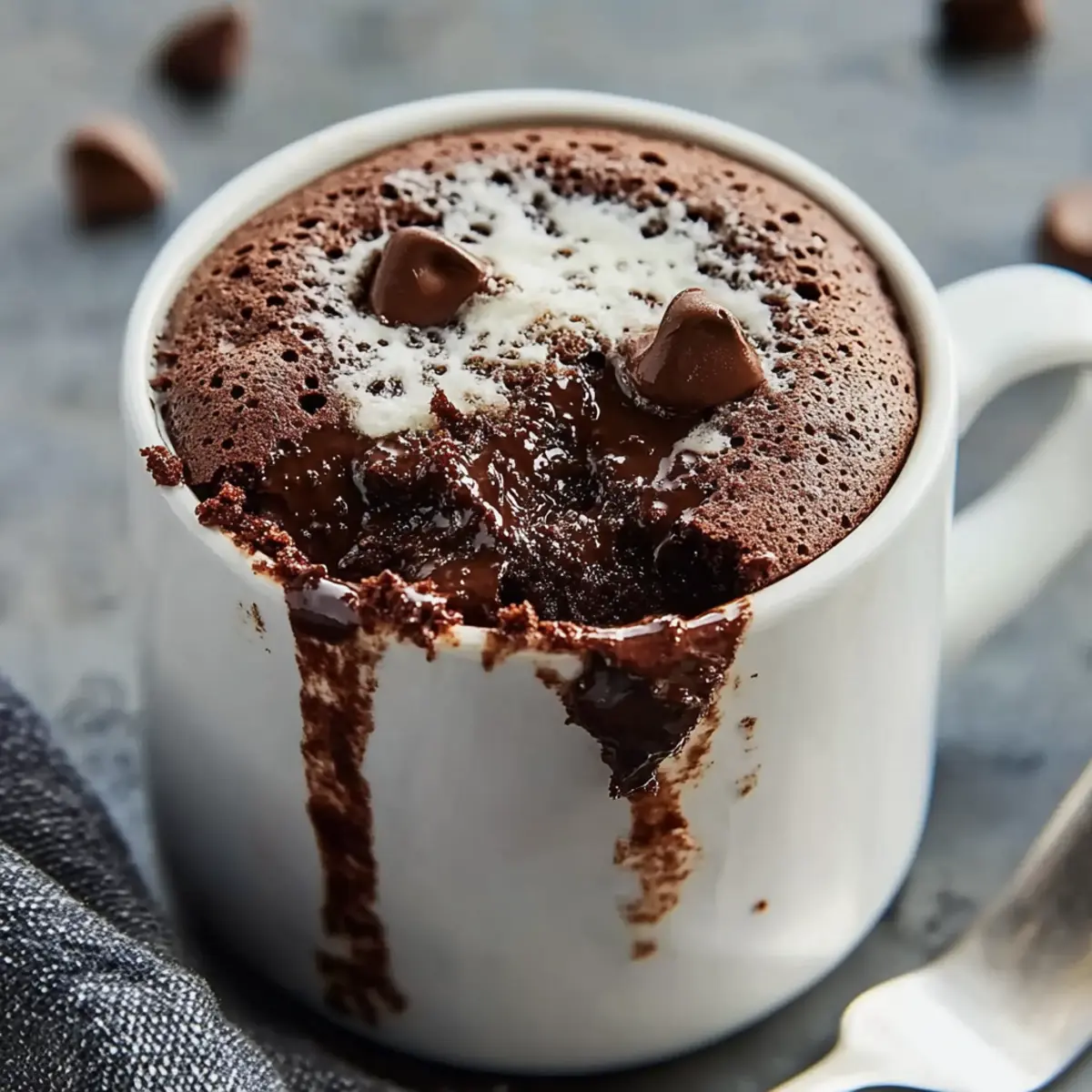 Microwave Brownie in a Mug
