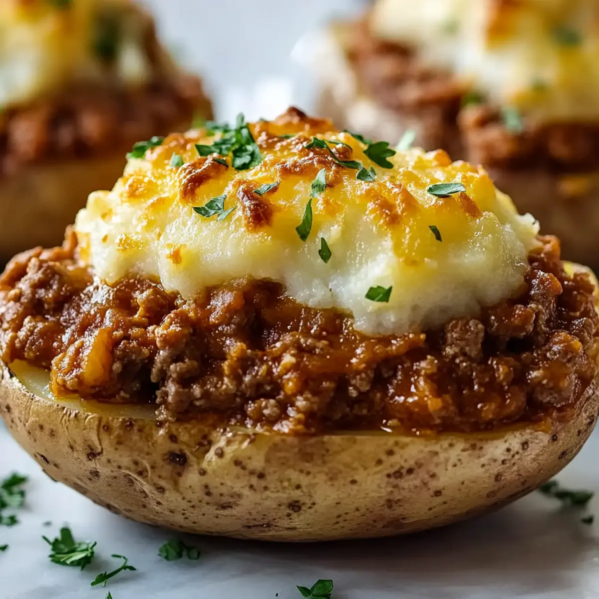 Shepherd’s Pie Baked Potatoes
