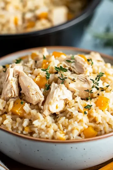 Crock Pot Chicken and Rice