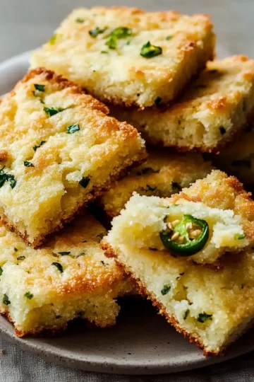 Cheesy Jalapeño Shortbread
