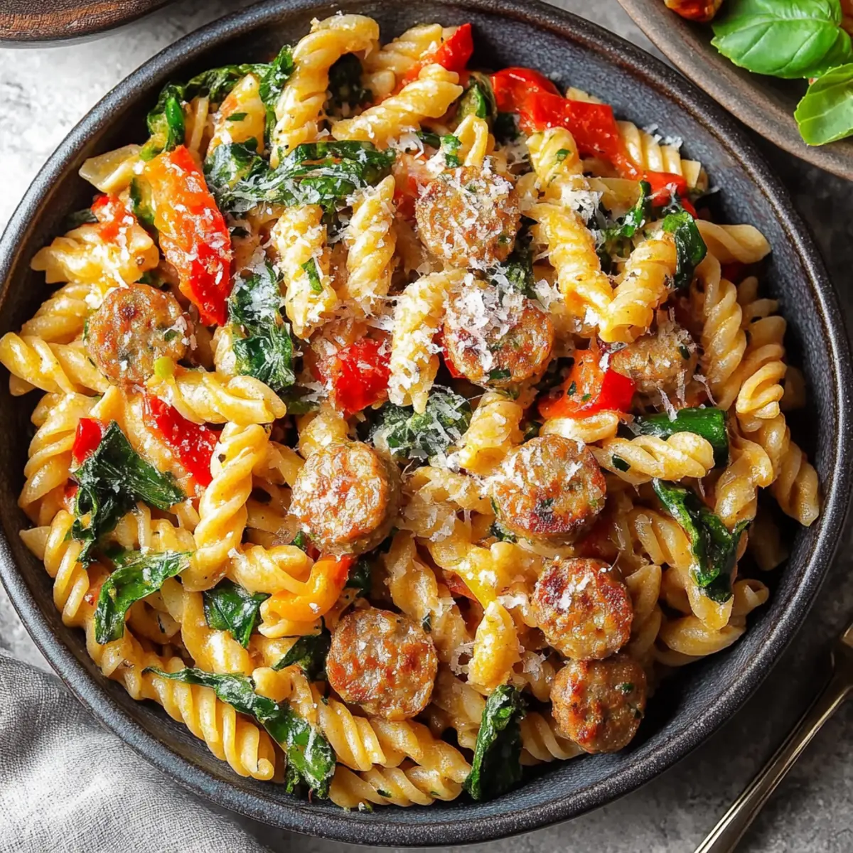 30-Minute Sausage & Vegetable Pasta