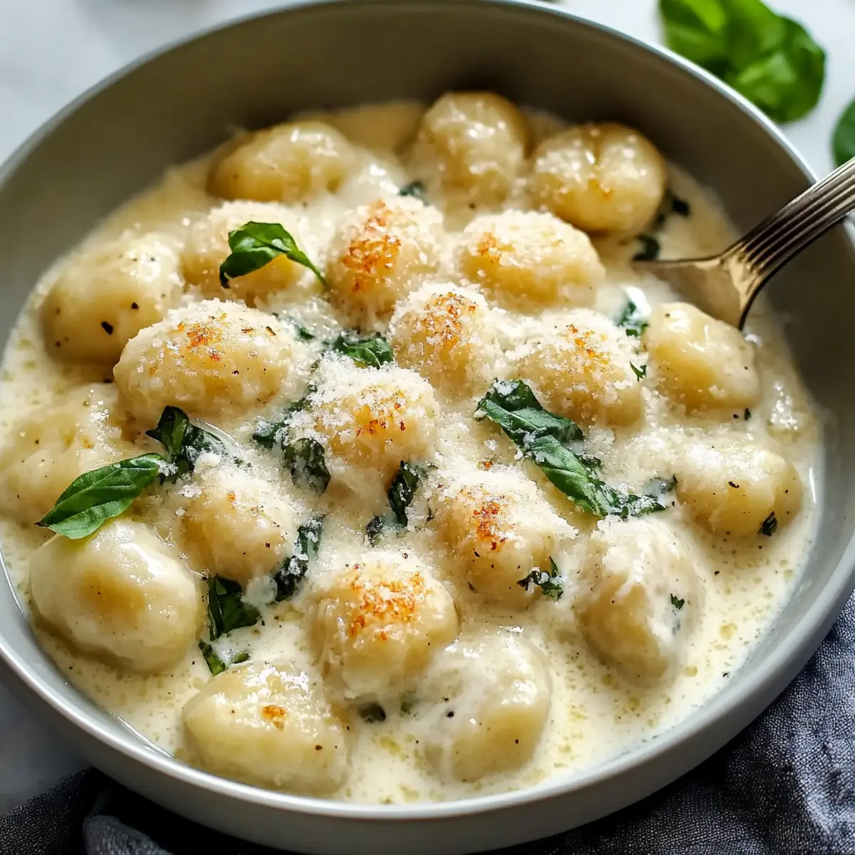 15-Minute Creamy Alfredo Gnocchi