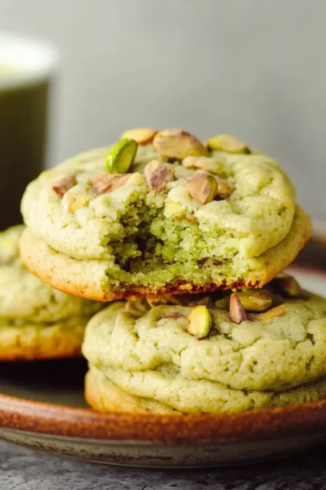 Pistachio Pudding Cookies