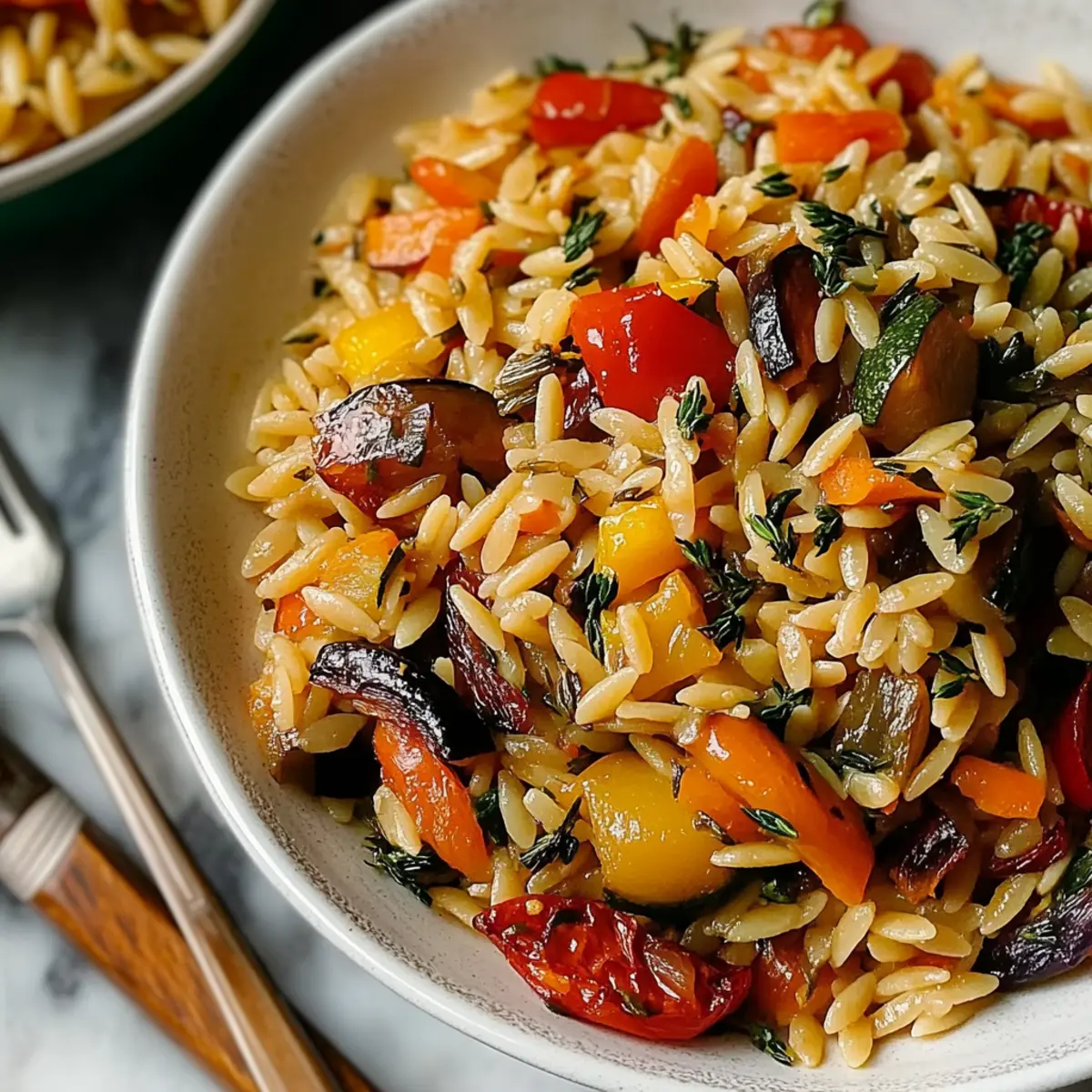 Roasted Vegetable Orzo