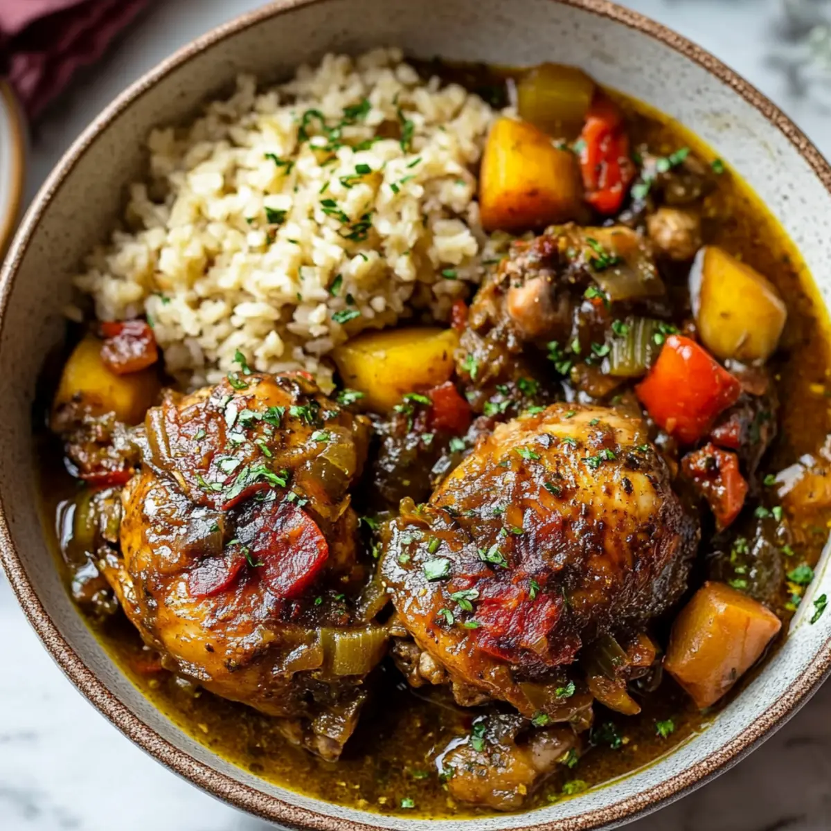 Brown Stew Chicken