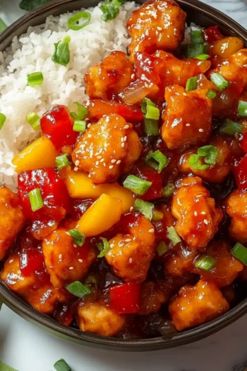 Baked Sweet and Sour Chicken
