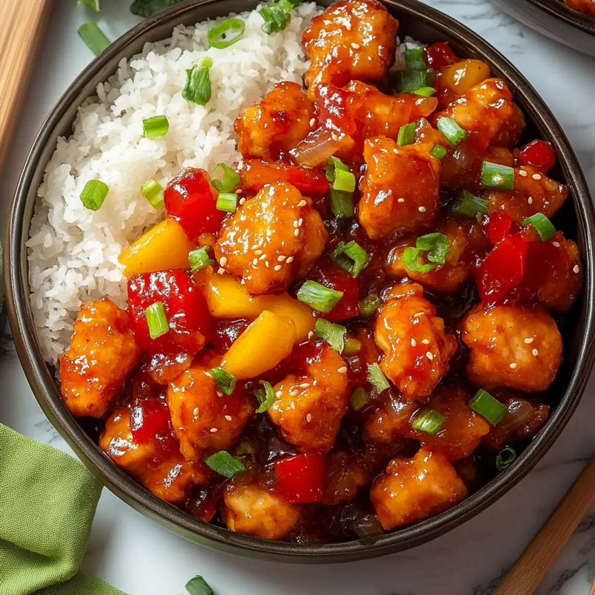 Baked Sweet and Sour Chicken
