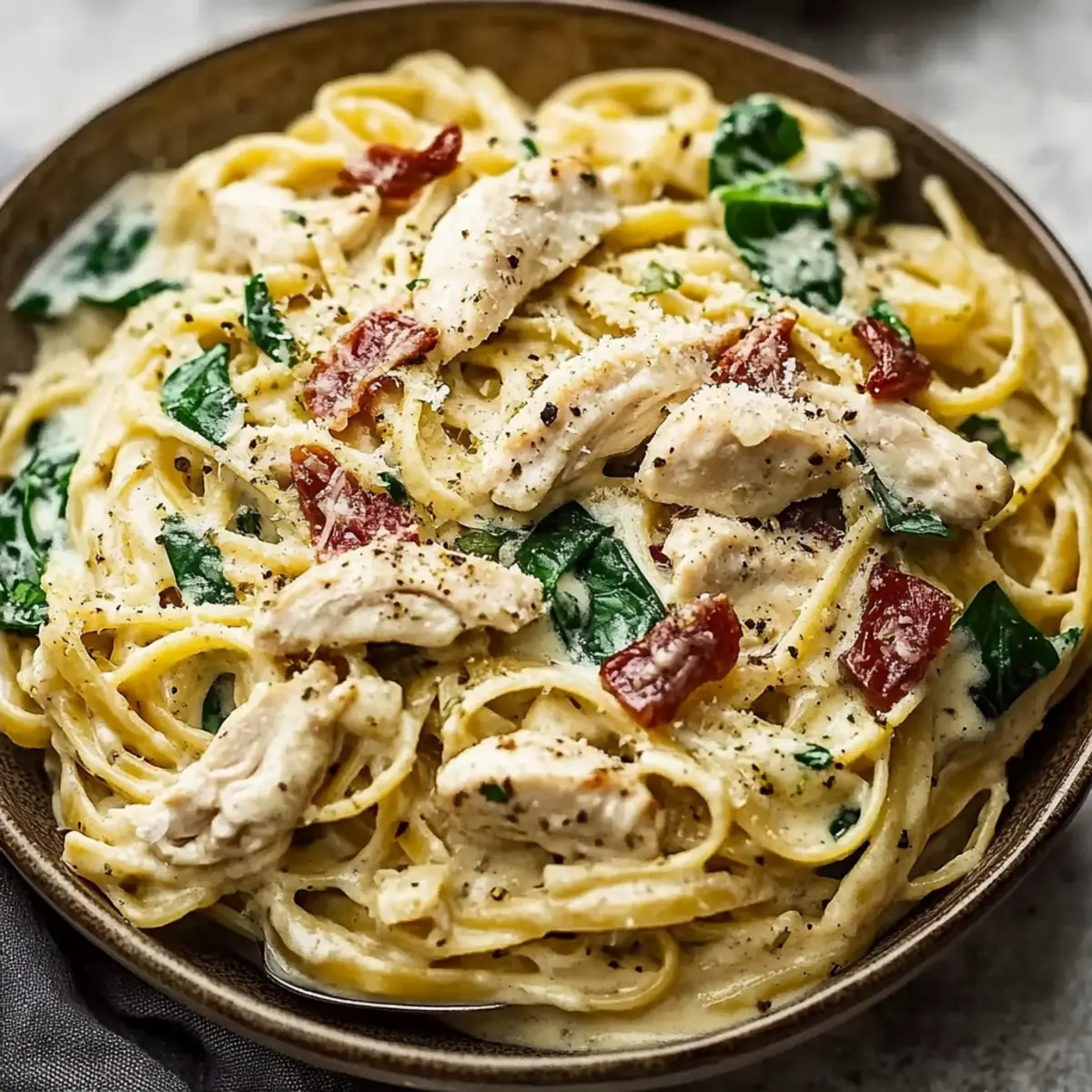 Creamy Chicken Alfredo Pasta