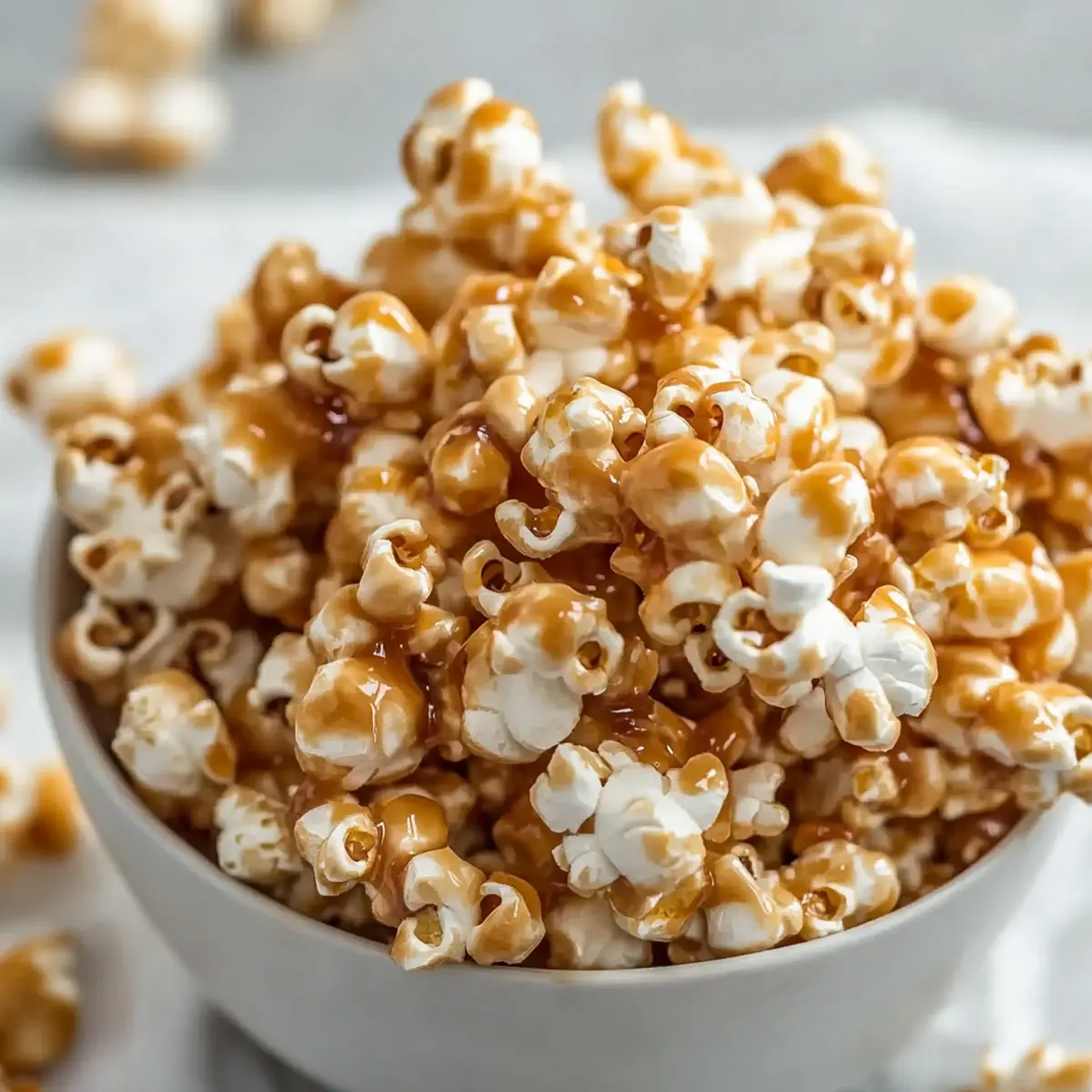 Gooey Marshmallow Caramel Popcorn