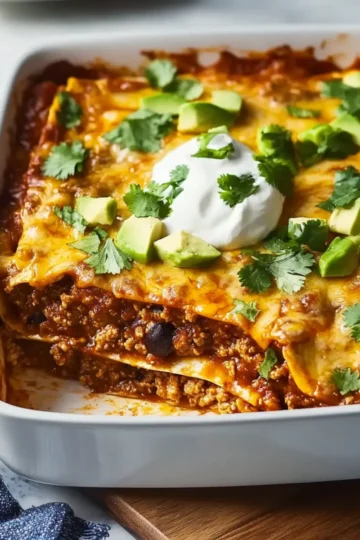 Beef Enchilada Casserole