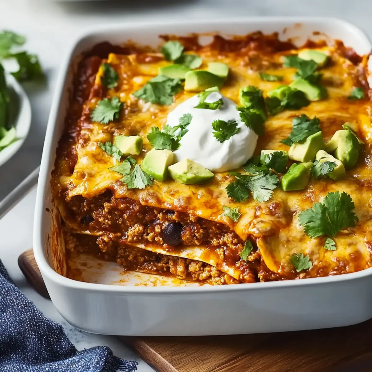 Beef Enchilada Casserole