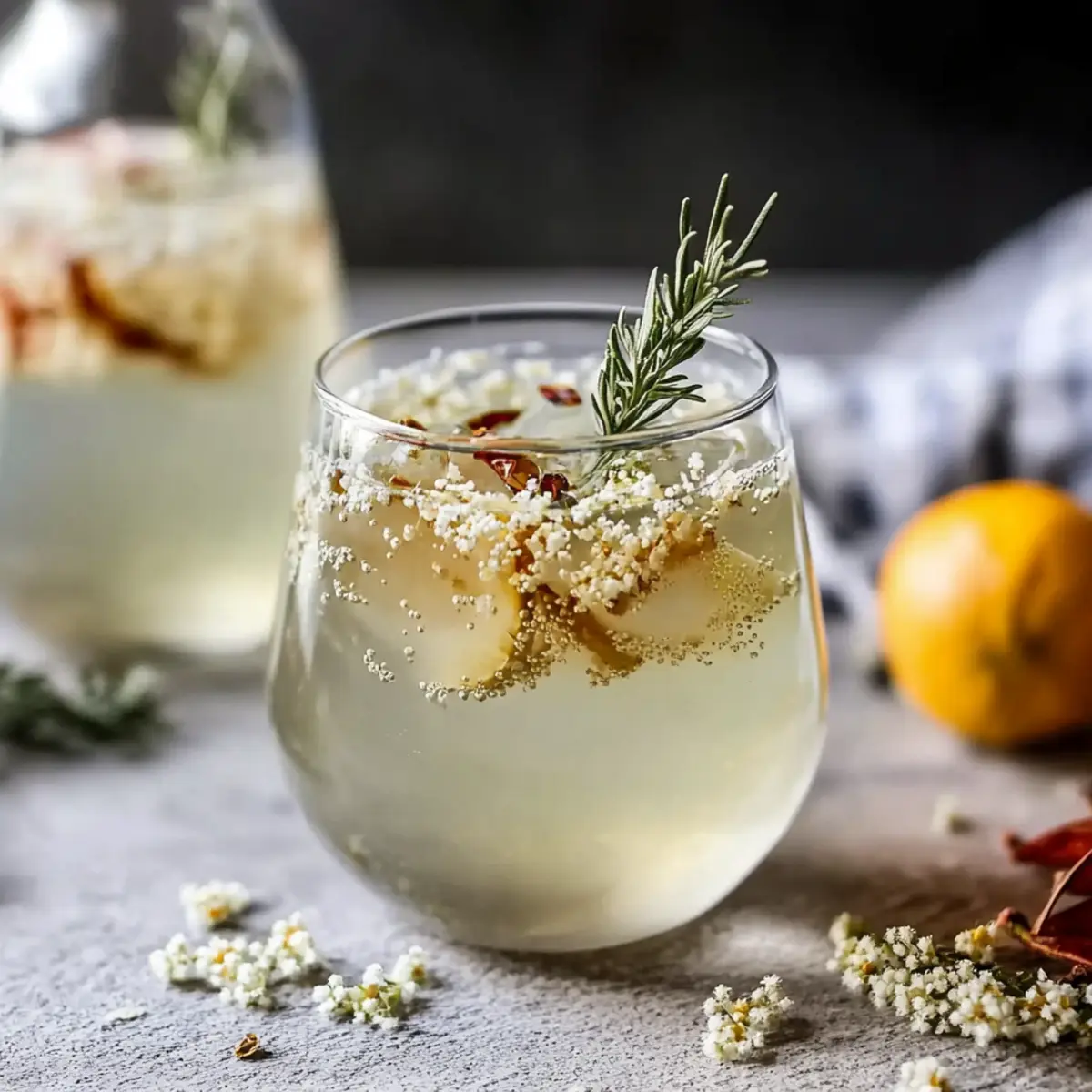 Elderflower Winter Mocktail