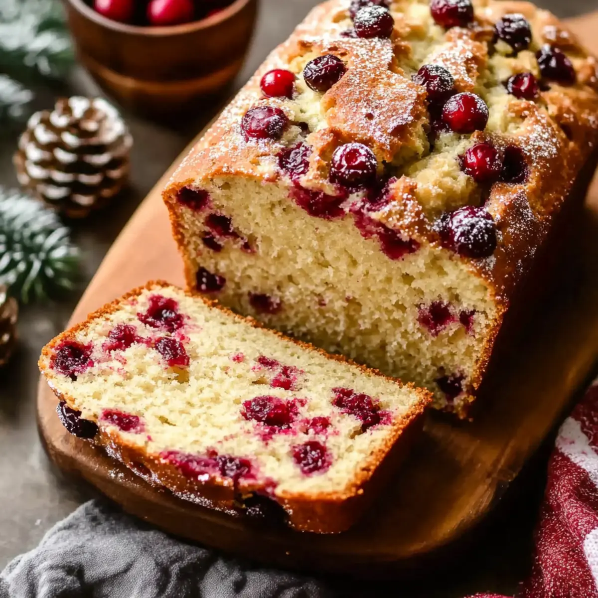 Christmas Cranberry Bread