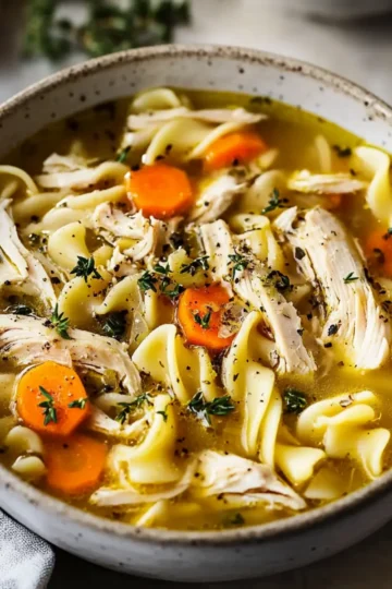 Rotisserie Chicken Noodle Soup