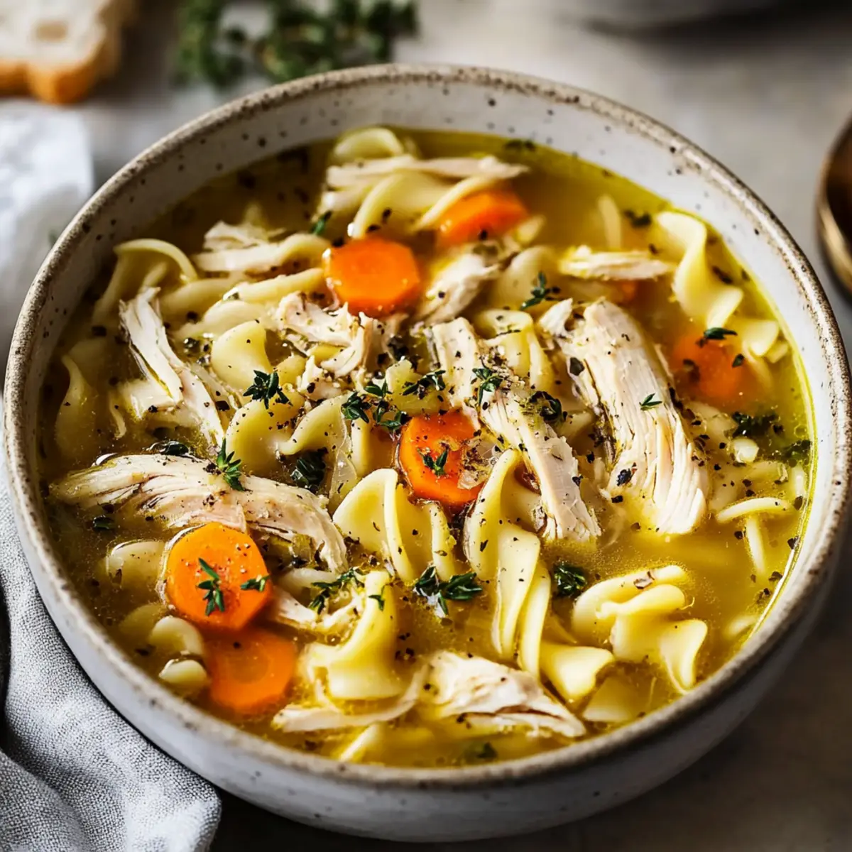 Rotisserie Chicken Noodle Soup