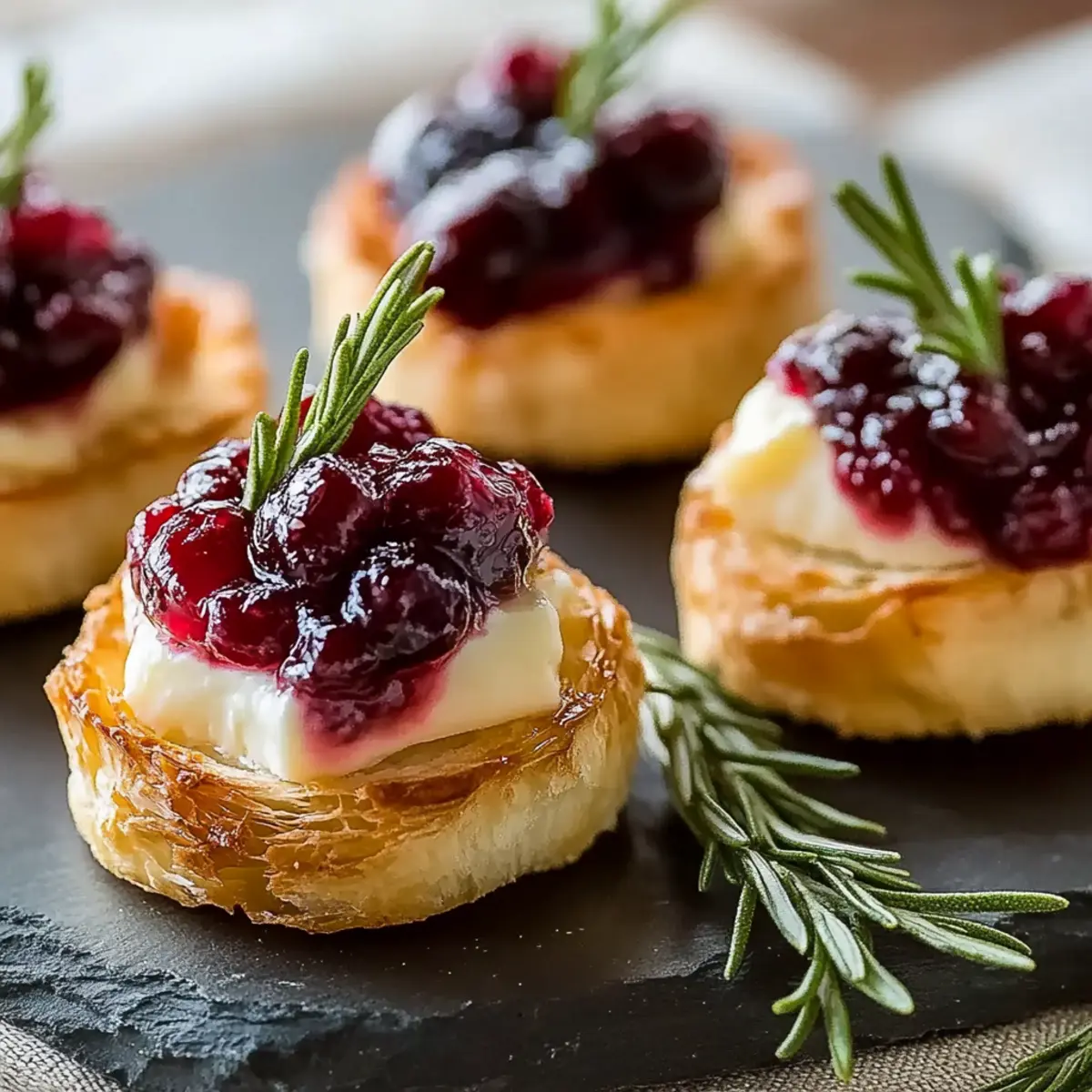 Cranberry Brie Bites