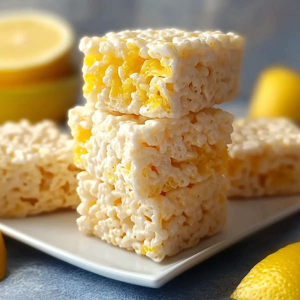 Lemon Rice Krispy Treats